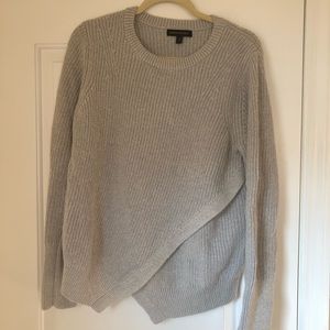 BR gray crewneck sweater